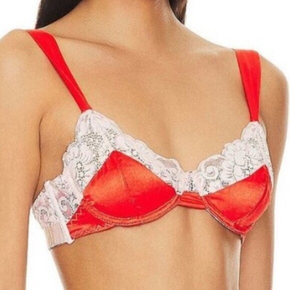 NWT Free People X HAH Bra + Panty Set After Hours Bra 30-38B Fly Girl Panty S M - Picture 3 of 15